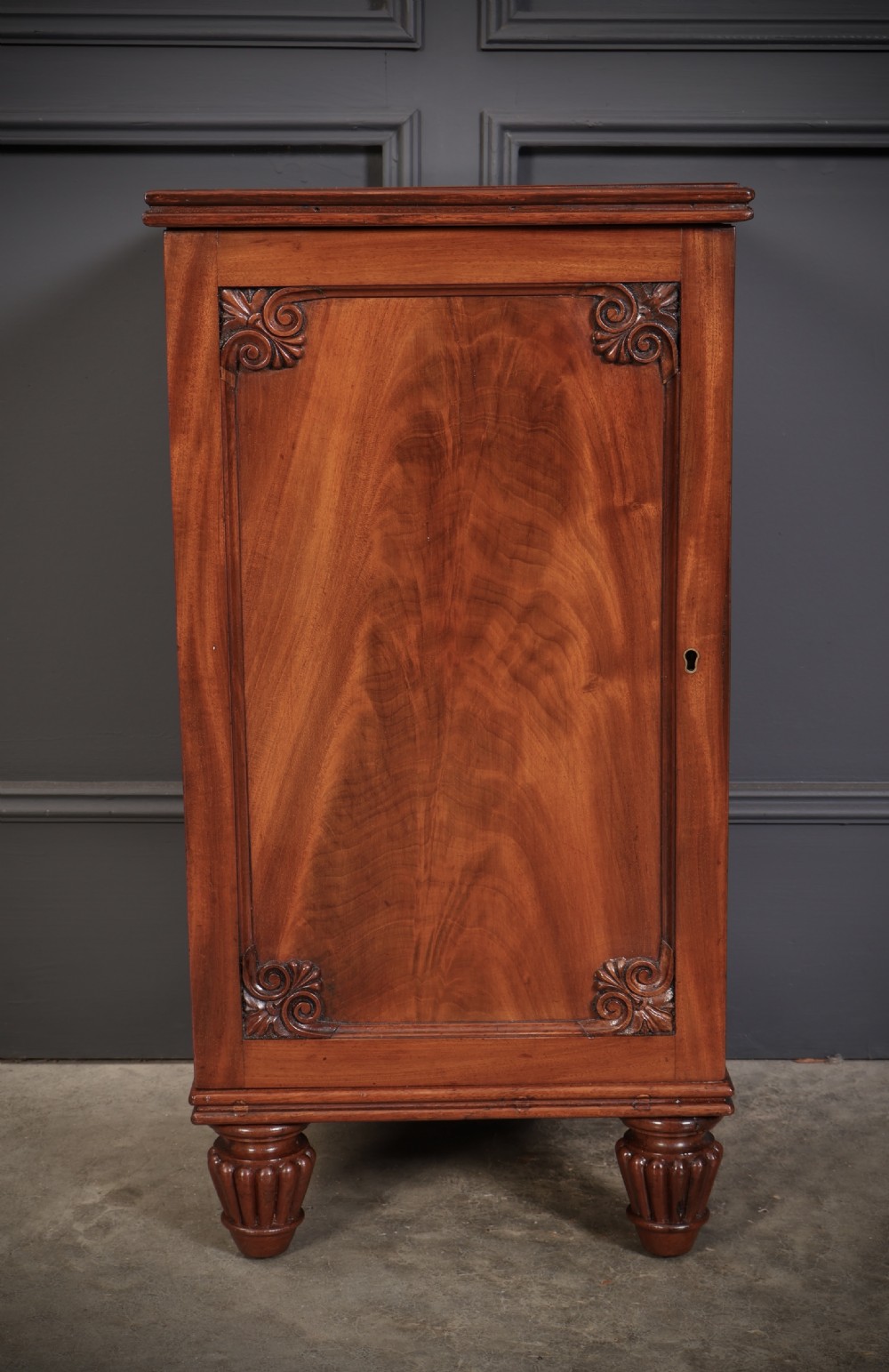 Pair of Regeny Mahogany Bedside Cabinets View XI