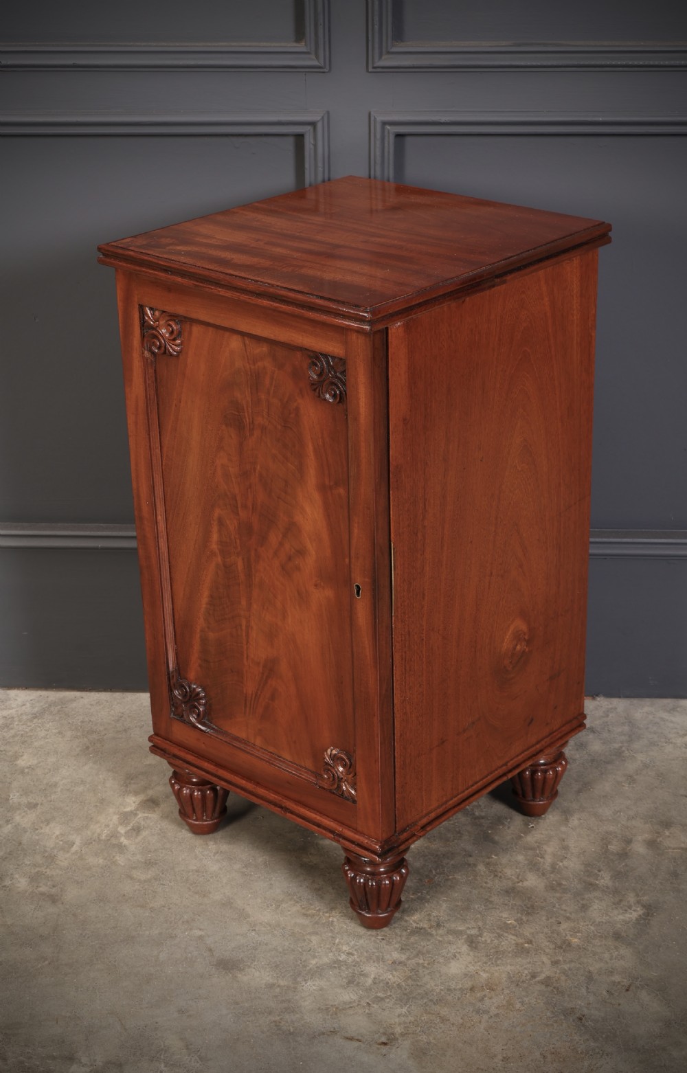 Pair of Regeny Mahogany Bedside Cabinets View XII