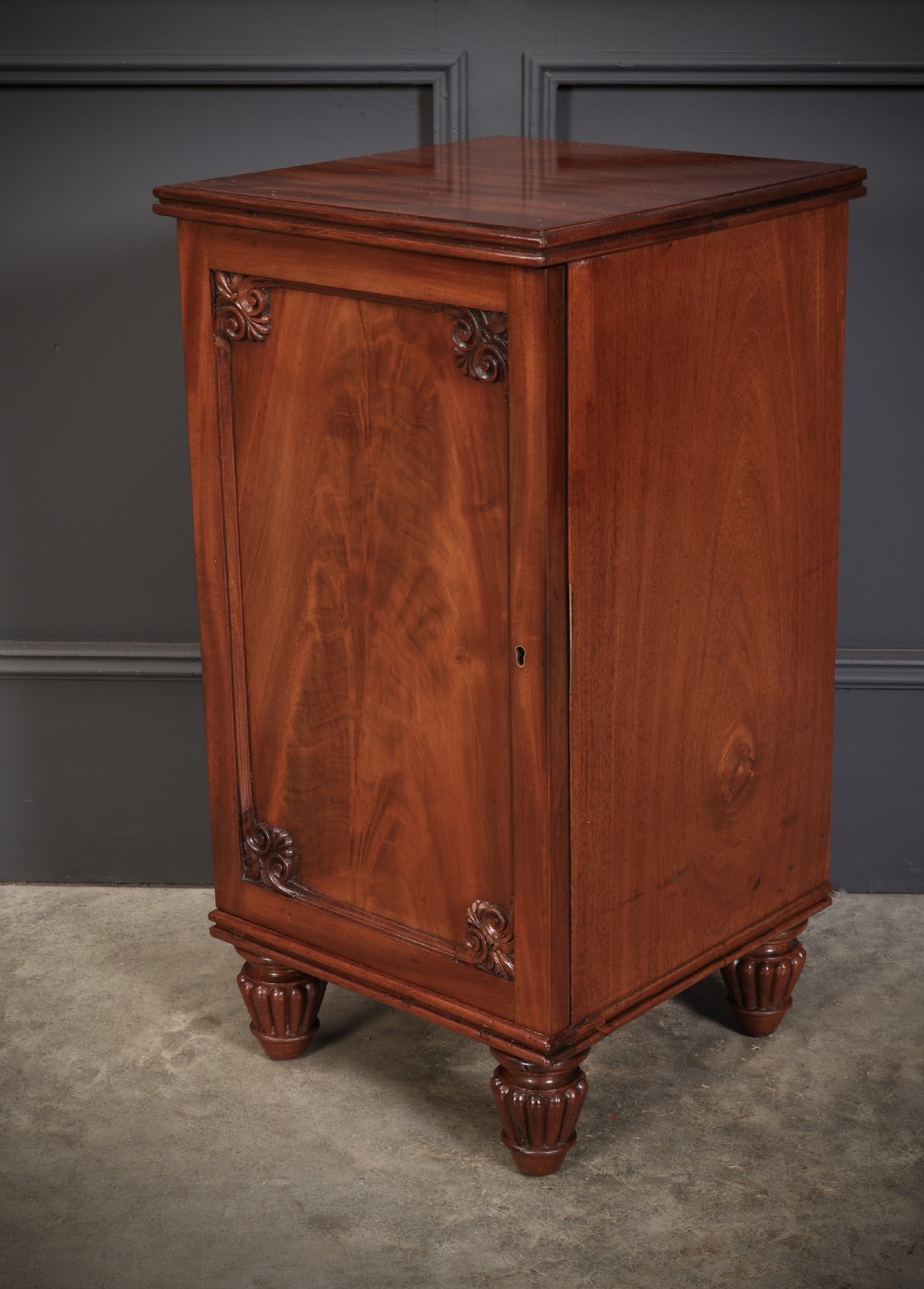 Pair of Regeny Mahogany Bedside Cabinets View XIII