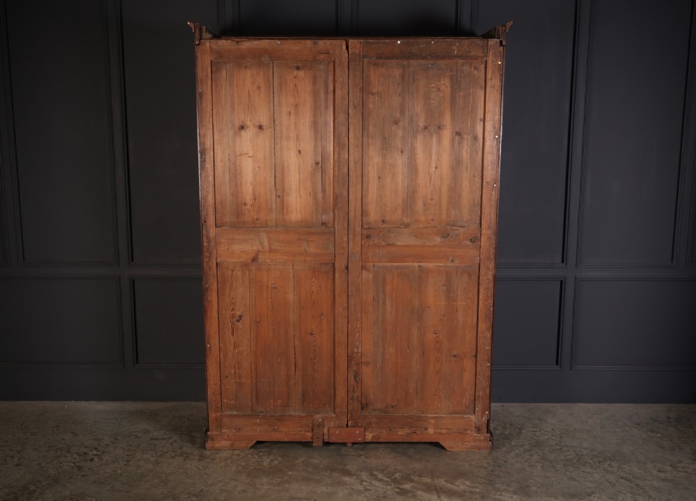 18th Century Mahogany & Amboyna Wardrobe View XIII