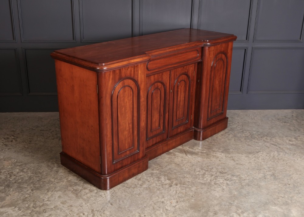 Victorian Mahogany 4 Door Sideboard View II