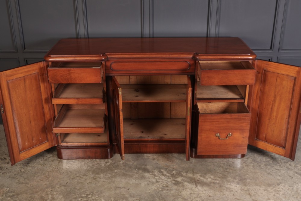 Victorian Mahogany 4 Door Sideboard View IV