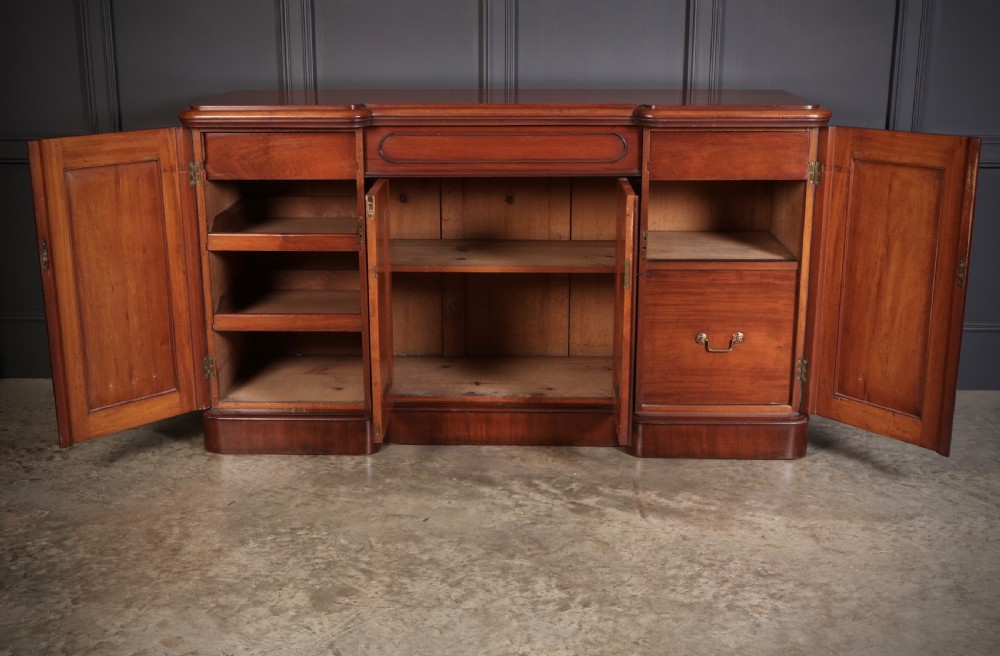 Victorian Mahogany 4 Door Sideboard View V