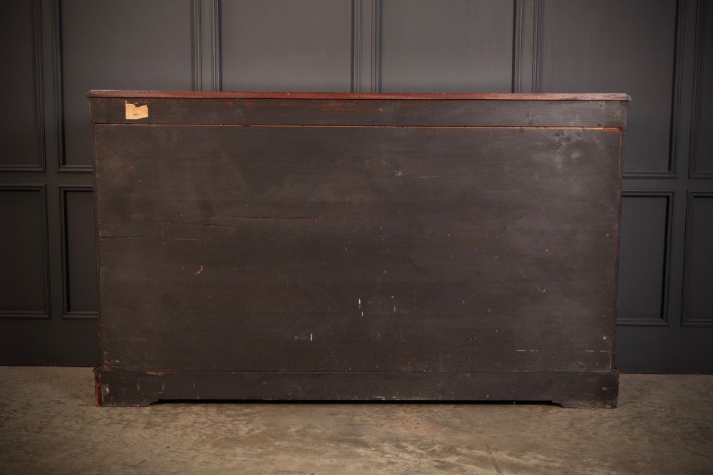 A nineteenth-century Victorian credenza made from burr walnut featuring central floral marquetry, curved glazed side display doors, and polished metal mounts. View IX