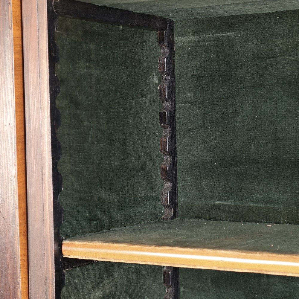 18th Century Walnut Glazed Bookcase View VI