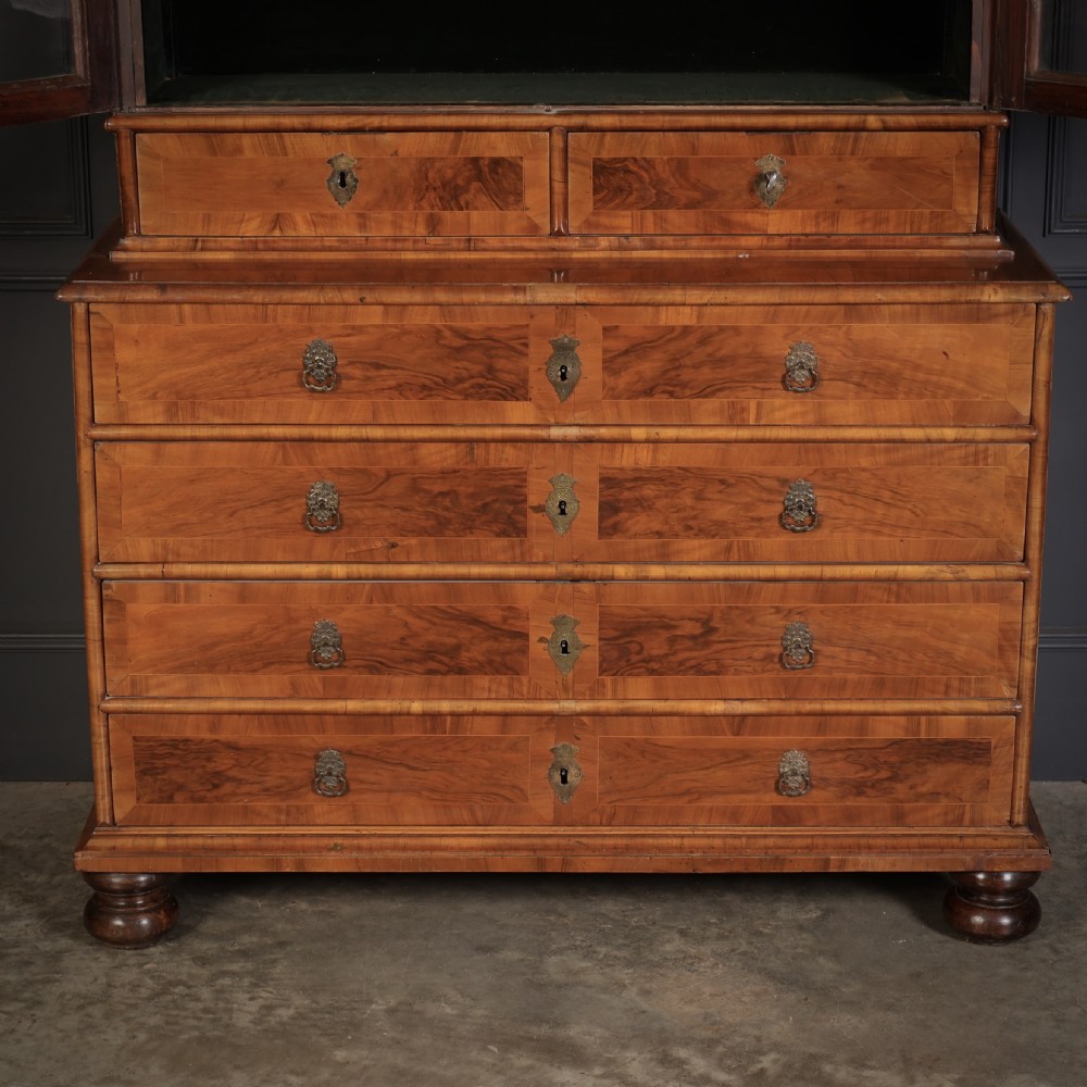 18th Century Walnut Glazed Bookcase View VII