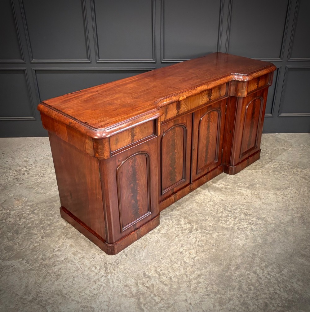 Victorian Mahogany 4 Door Sideboard View II