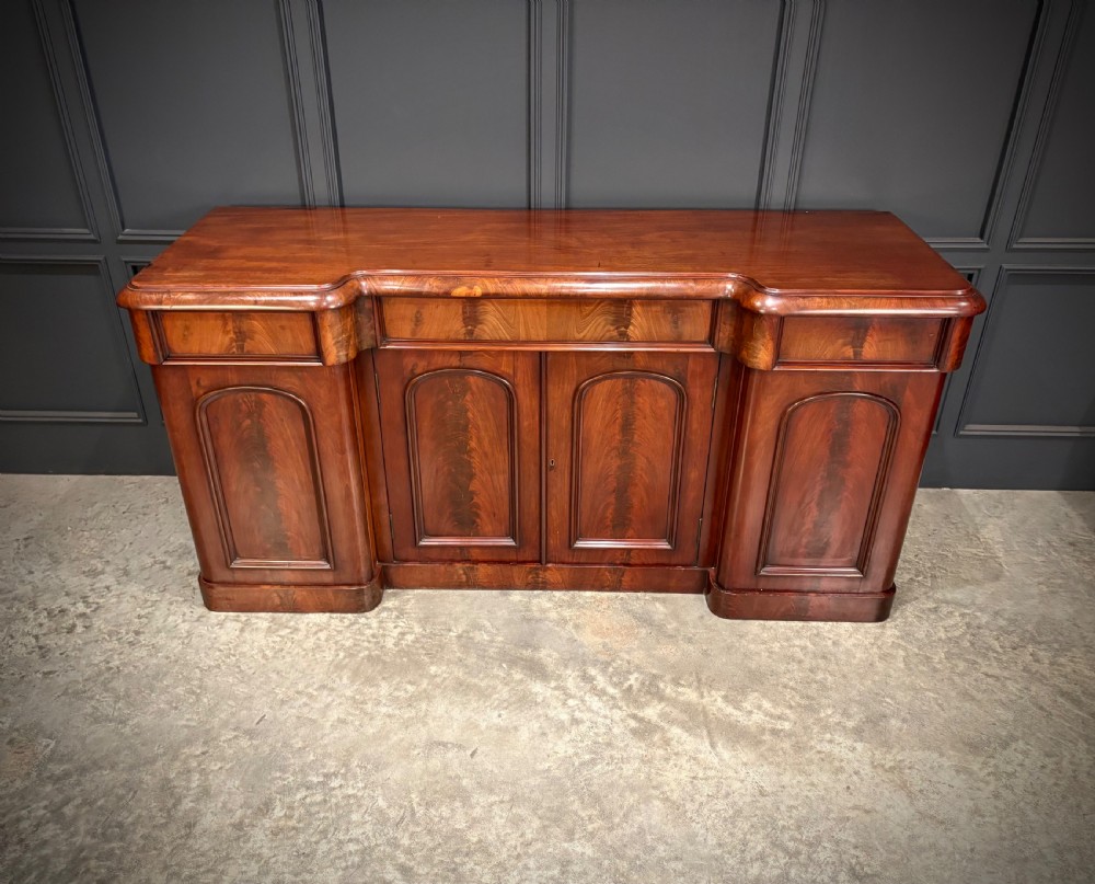 Victorian Mahogany 4 Door Sideboard View III