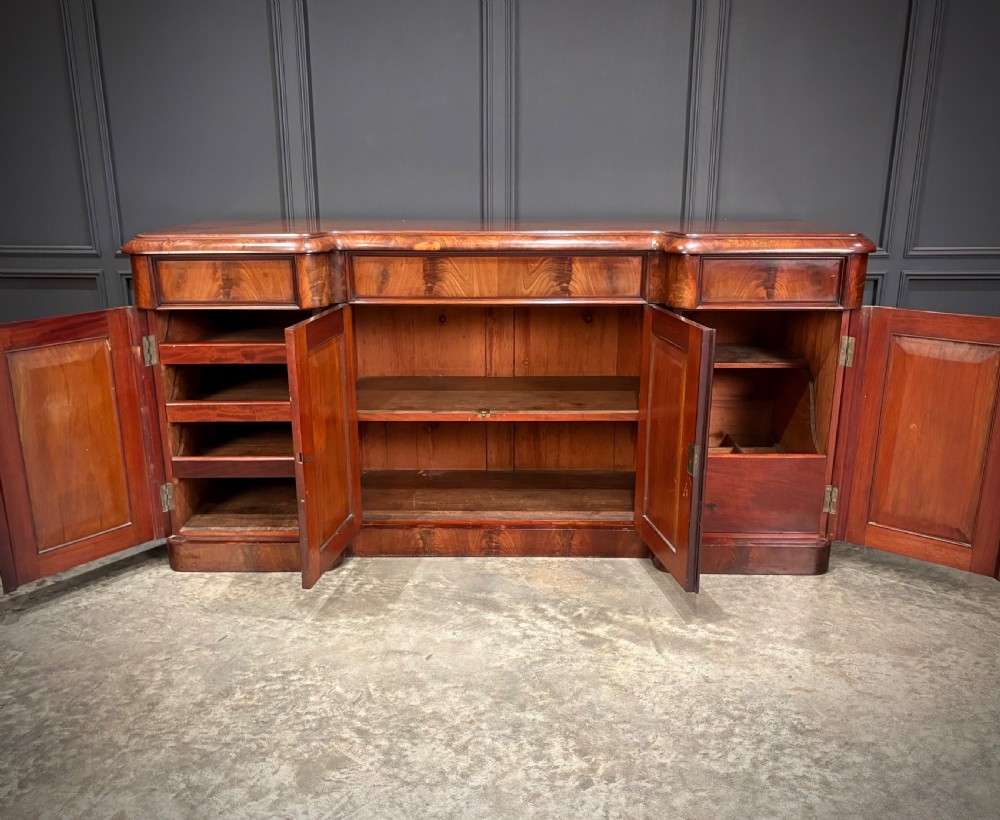 Victorian Mahogany 4 Door Sideboard View IV