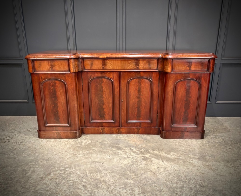 Victorian Mahogany 4 Door Sideboard View V