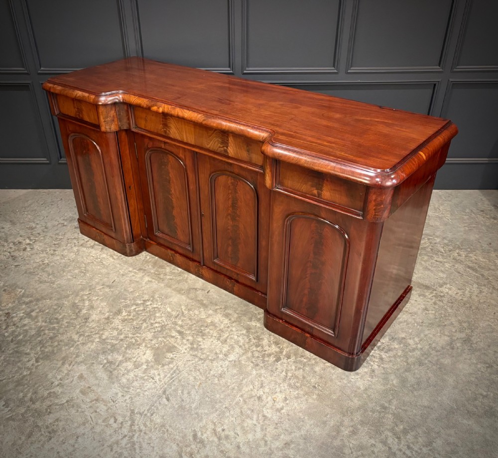 Victorian Mahogany 4 Door Sideboard View VI