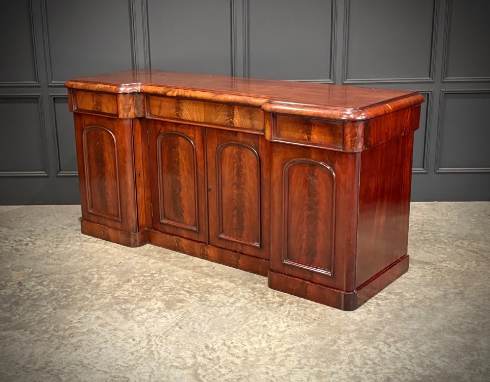 Victorian Mahogany 4 Door Sideboard View VII