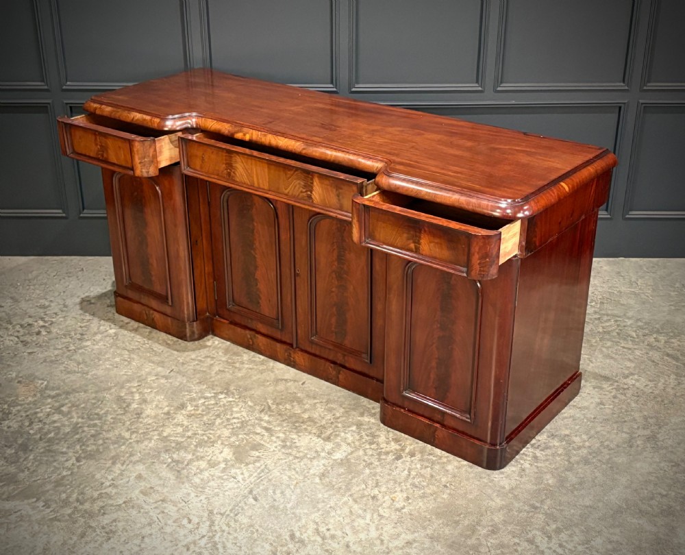Victorian Mahogany 4 Door Sideboard View VIII