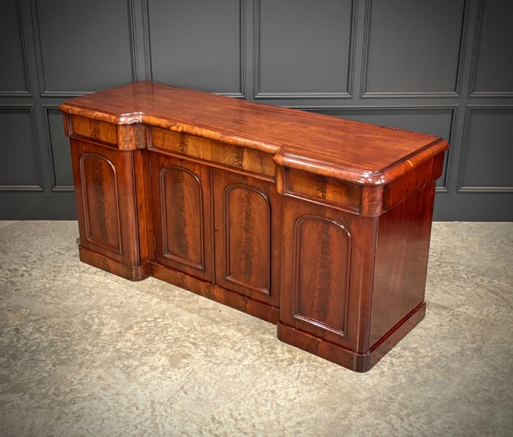 Victorian Mahogany 4 Door Sideboard View XII