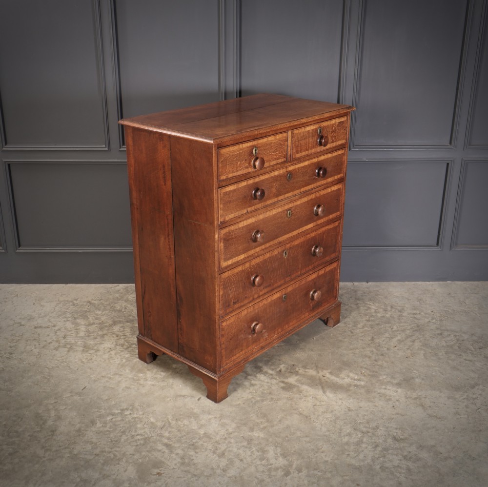 Georgian Oak Chest of Drawers View III