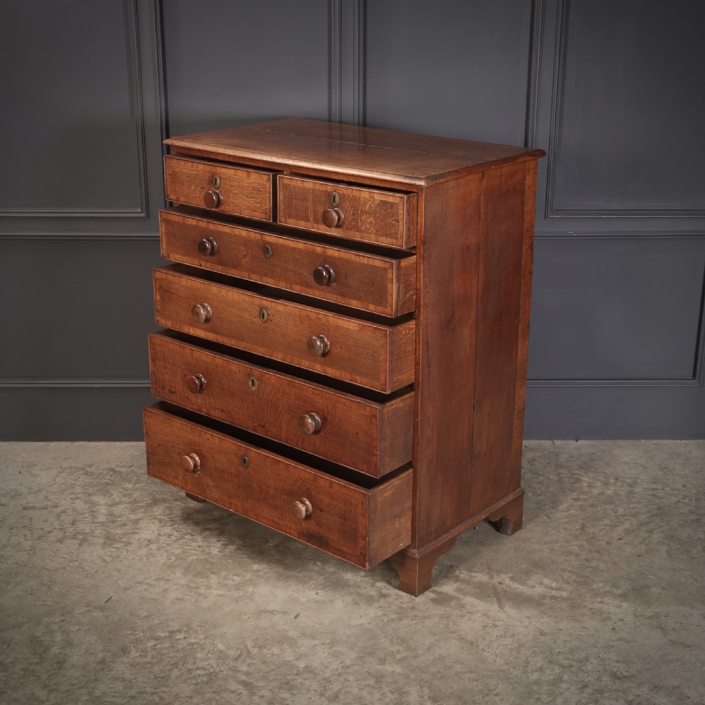 Georgian Oak Chest of Drawers View VI
