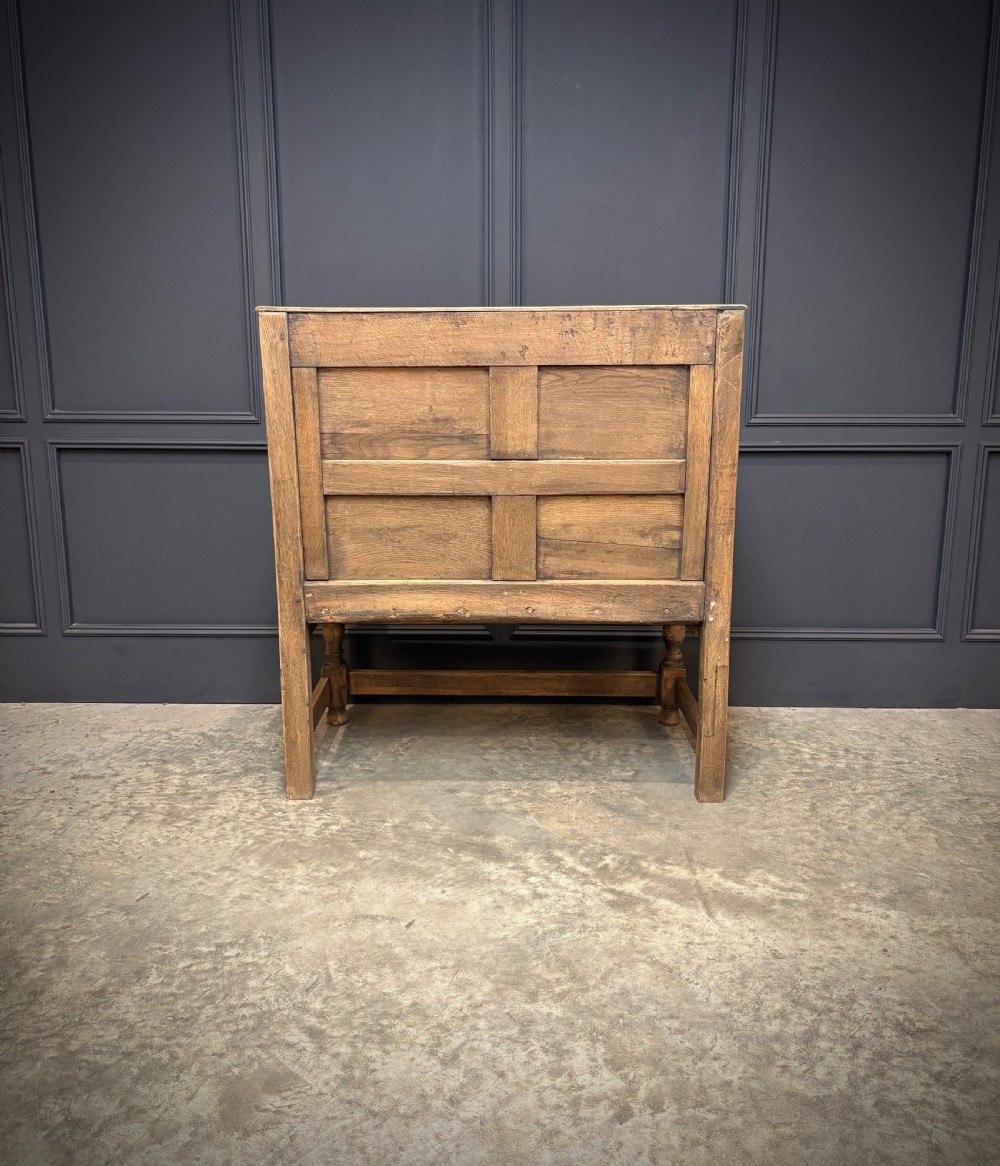 18th Century Carved Bleached Oak Bench View VIII