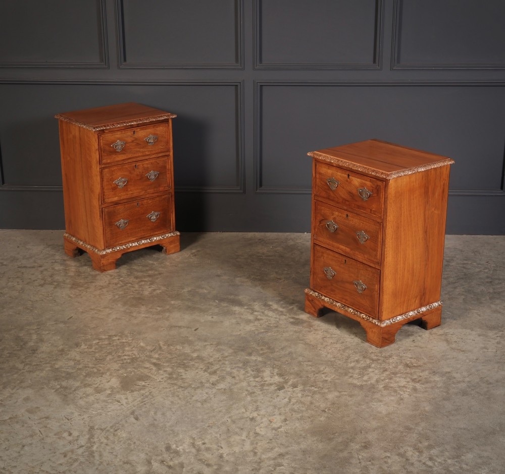 Pair Of Walnut Bedside Chests View II