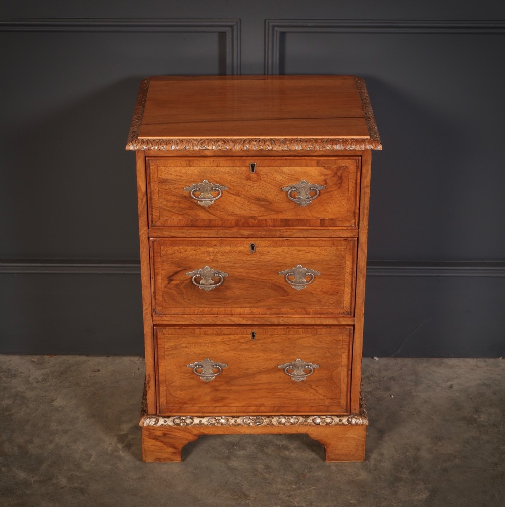 Pair Of Walnut Bedside Chests View IV