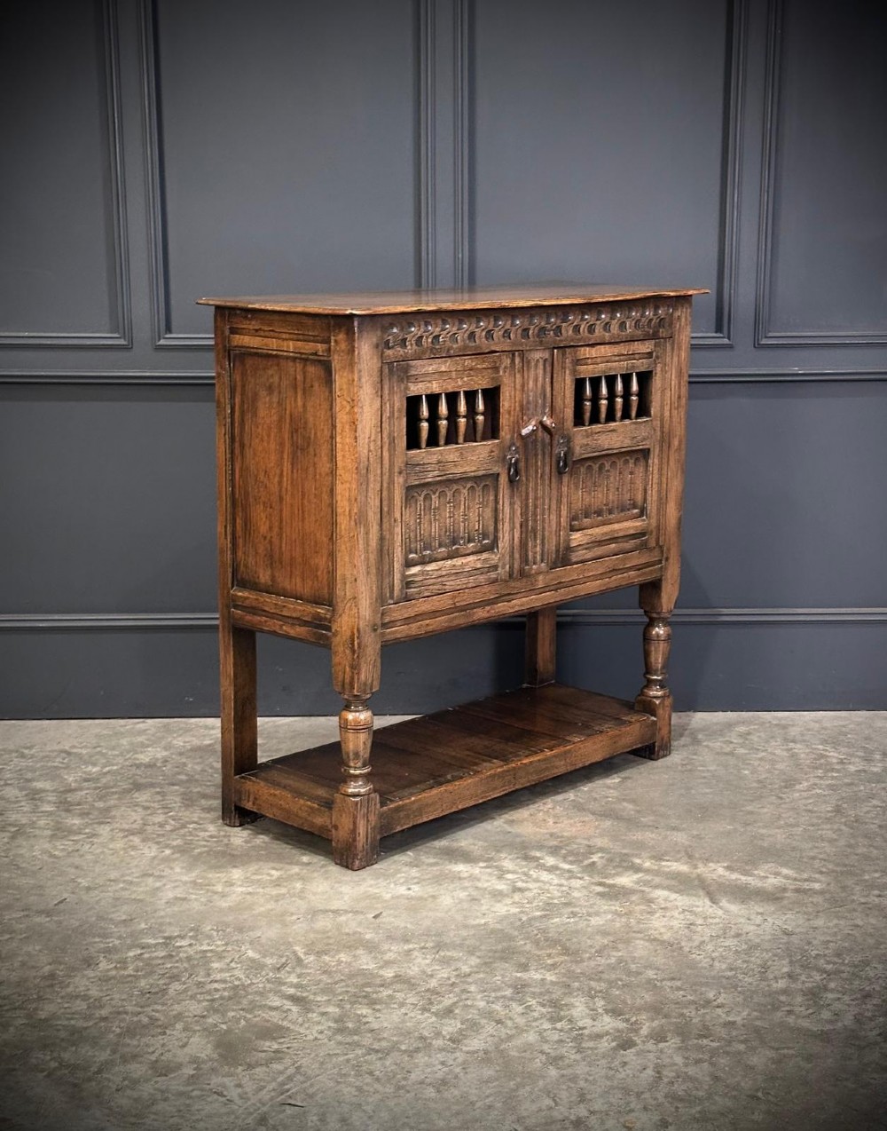 Slim Oak Cheese Cupboard View X