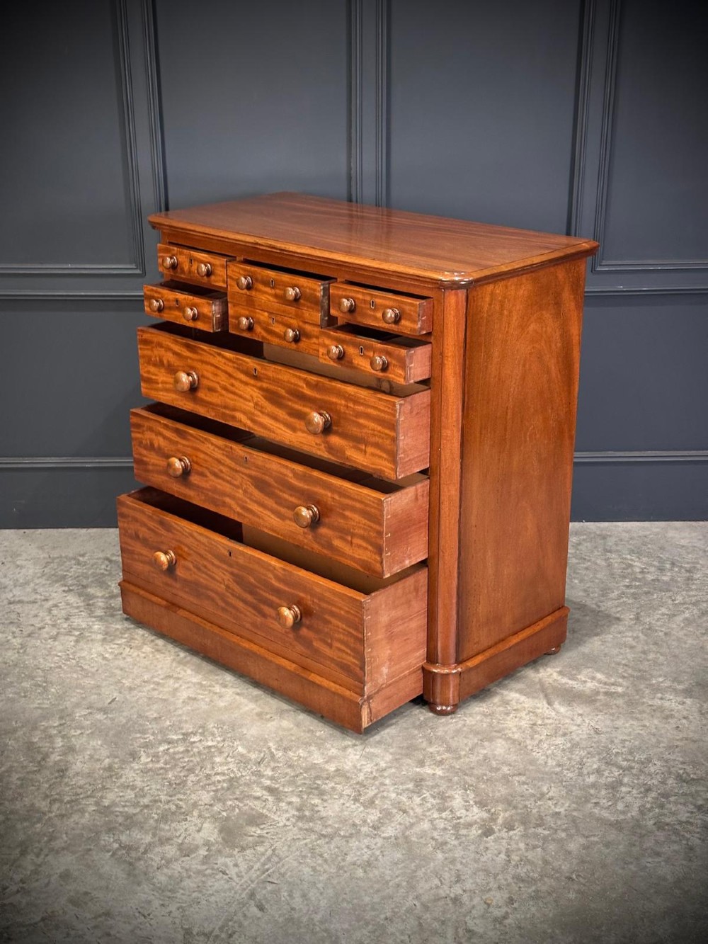 Victorian Mahogany Chest of Drawers View IV