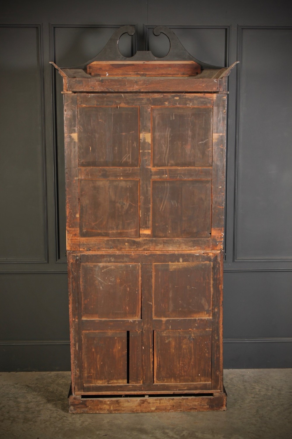 19th Century Chinoiserie Bureau Bookcase View XI