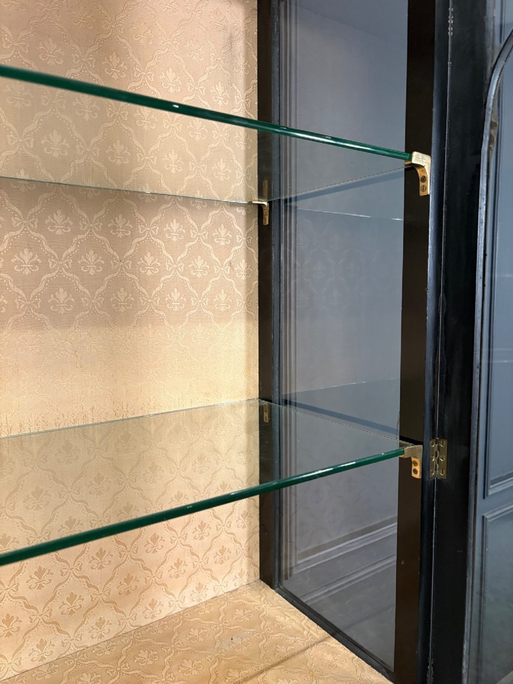Black Chinoiserie Display Cabinet View IV