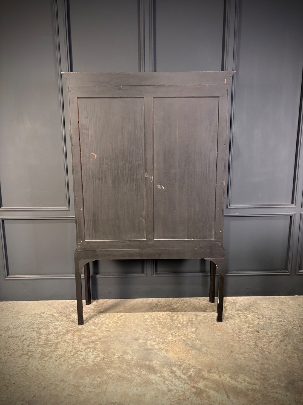 Black Chinoiserie Display Cabinet View IX