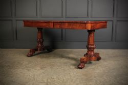 WILLIAM IV ROSEWOOD LIBRARY WRITING TABLE