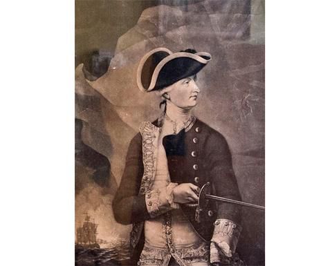 Admiral Sir George Brydges Rodney, Bart: Mezzotint, 1780