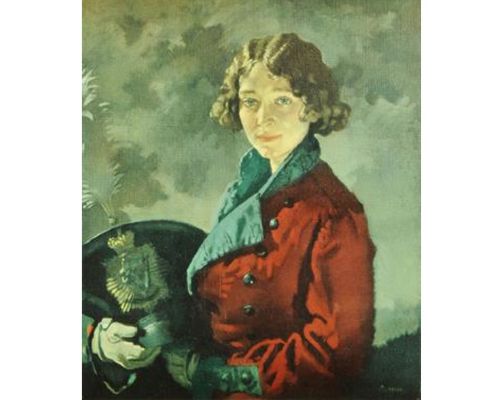 Sir William Orpen: The Roscommon Dragoon, Collotype, 1919