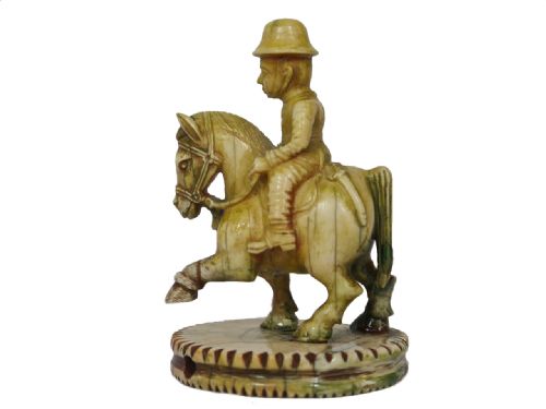 Unusual Indian Polo Chess Knight, Rajasthan, Circa 1900