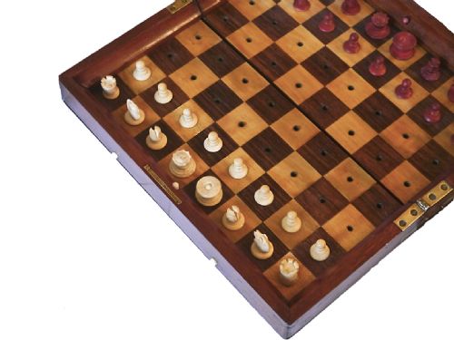 Antique Jaques “Type Iii’ in Statu Quo Chess Set, Circa 1890