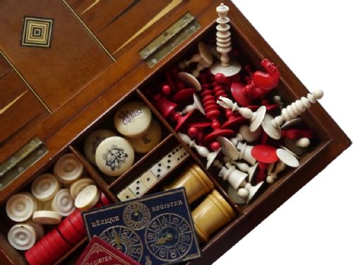 fig 1. Antique Games Compendium, circa 1870