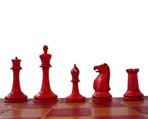 fig 1. Staunton Ivory Chess Set, Late 19th Century