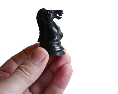fig 3. Jaques Staunton Weighted Boxwood & Ebony Chess Set, circa 1865-70