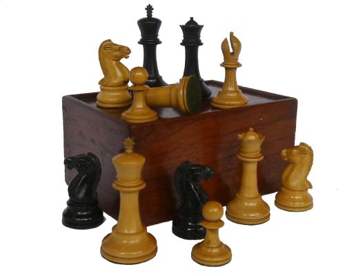 Antique ‘Whitty Style’ Staunton Chess Set, Circa 1890