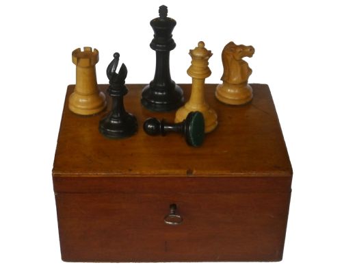 Antique Staunton ‘Whitty’ Staunton Chess Set, Circa 1880