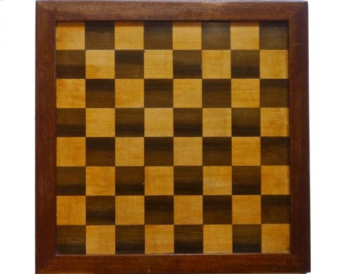 English Wooden Chess Board, Circa 1920