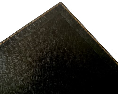 fig 2. Antique ‘Leuchars’ Leather Chess Board