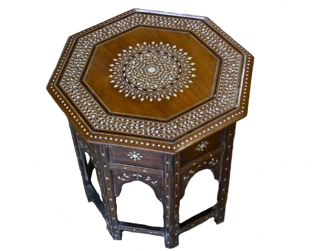 Anglo-Indian Table, Hoshiarpur, Late 19th Century View II