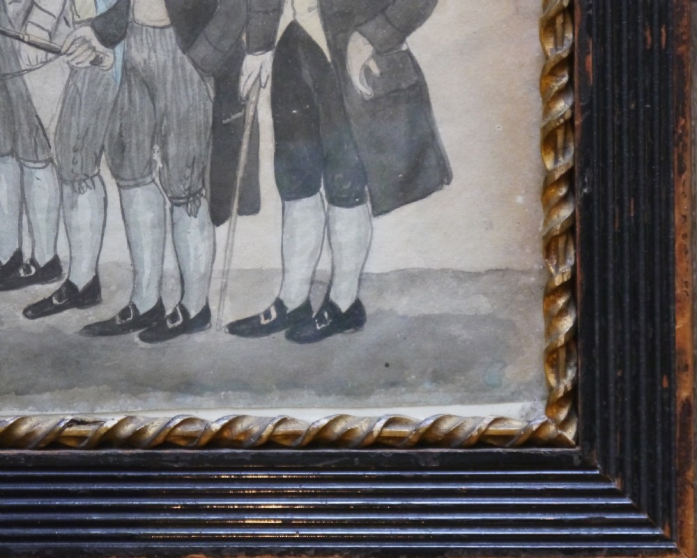 English Naive Family Group, circa 1790 View V