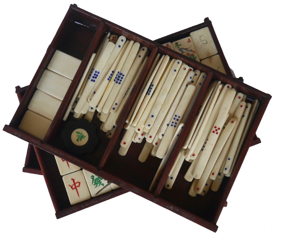 A Good Chinese Export Mahjong Set, Shanghai, 1920s View VII