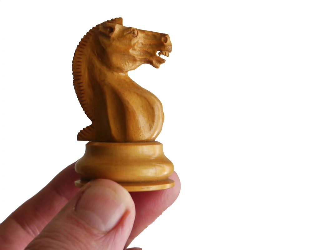 Antique Staunton Chess Set, Late 19th Century View VII