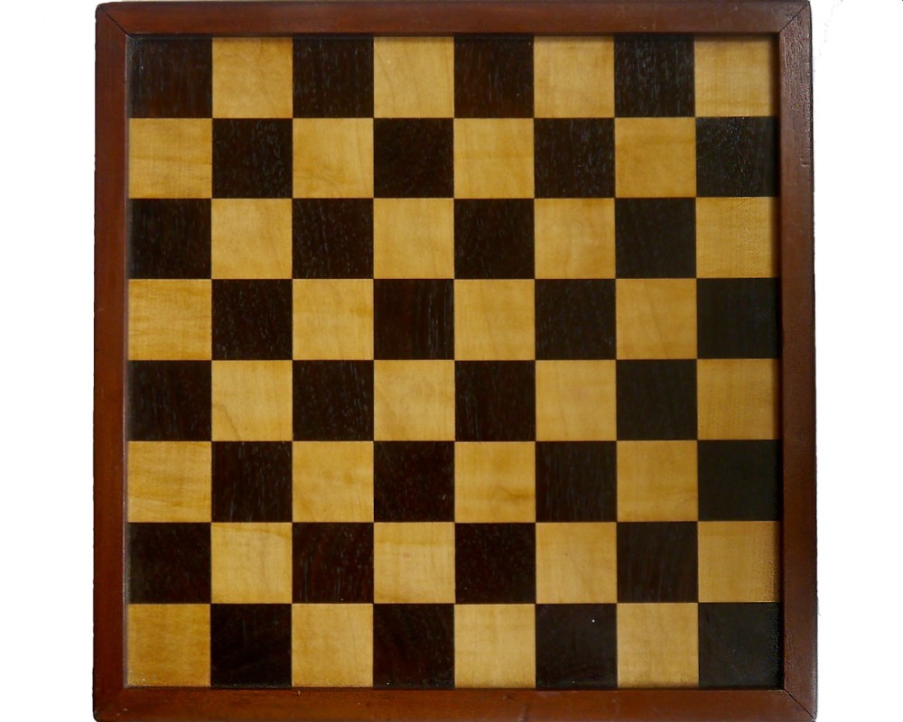 Antique English Chess Board, circa 1890