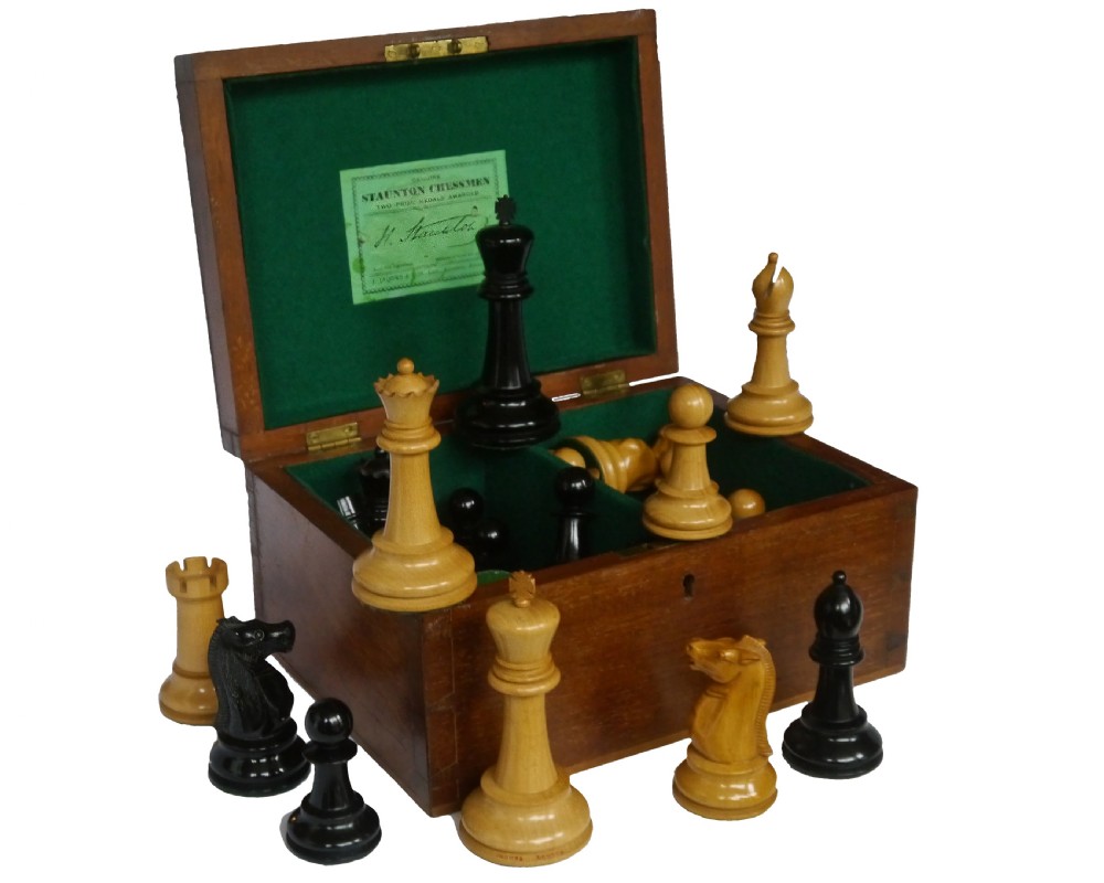 Jaques Staunton Tournament Chess Set, circa 1937