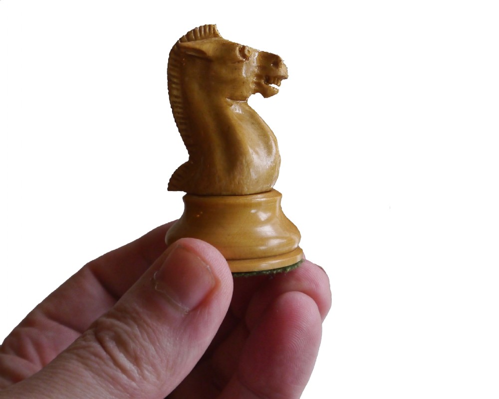 Antique ‘Whitty Style’ Staunton Chess Set, circa 1890 View III