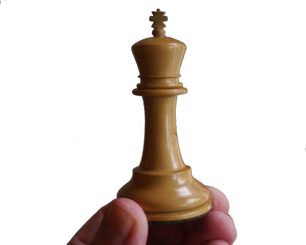 Antique ‘Whitty Style’ Staunton Chess Set, circa 1890 View IV