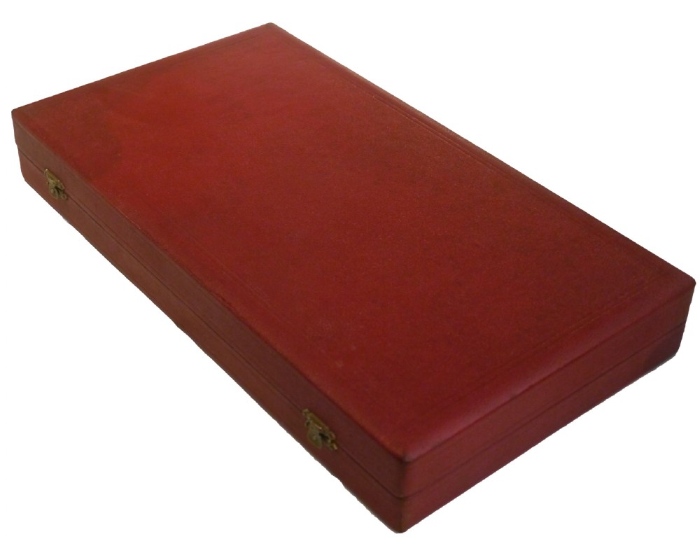 Jaques Leather Backgammon Set circa 1930 View V