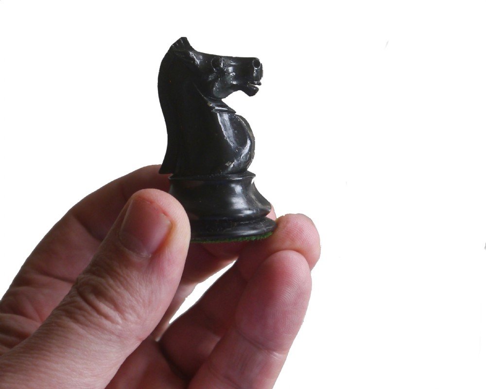 Staunton Chess Set by J. C. Vickery of Regent Street, circa 1900 View IV